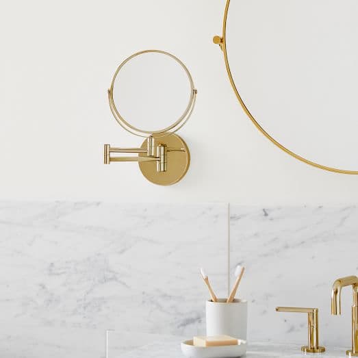 Modern Overhang Swivel Vanity Mirror