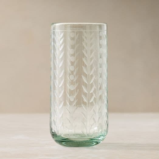 Pierce & Ward Etched Tumbler Glass Sets