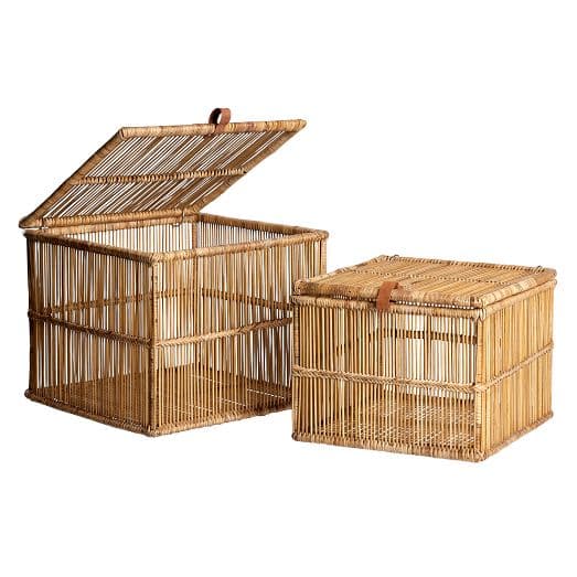 Irawaddy Rattan Baskets (Set of 2)