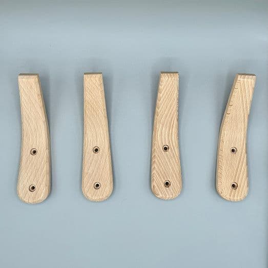 Modern Home by Bellver Bent Wood Hooks