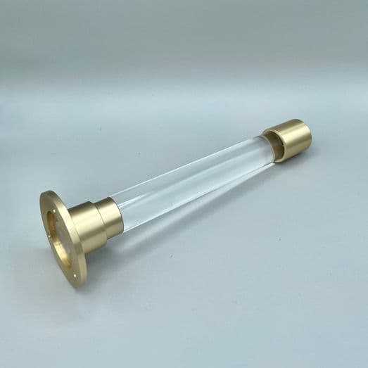 Modern Home by Bellver Projected Acrylic & Brass Wall Hook