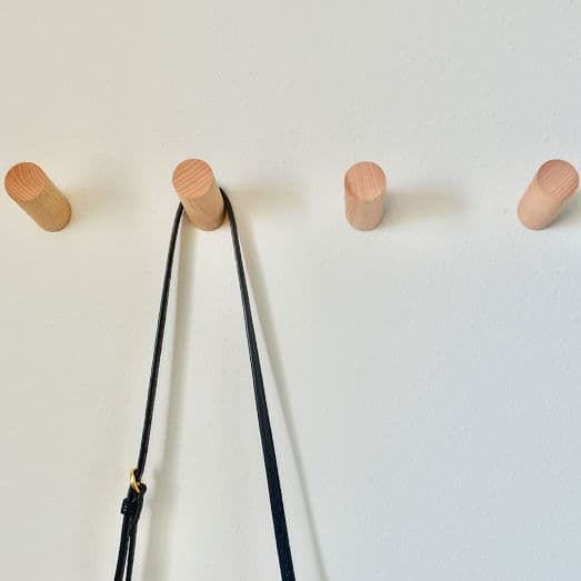 Modern Home by Bellver Wooden Peg Wall Hooks - Set of 4