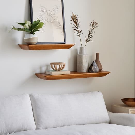 Slim Floating Wall Shelves (12_-48_)